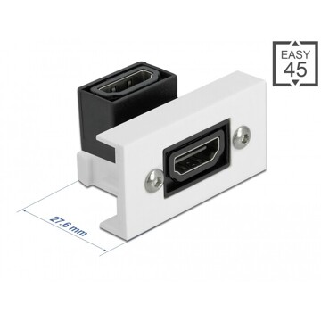 Moduł Easy45 pod kątem 90°, 22,5 x 45 mm Delock 81304