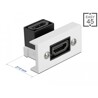 Moduł Easy45 pod kątem 90°, 22,5 x 45 mm Delock 81304