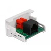 Moduł Easy45 RCA żeński do port żeński RJ45 22,5 x 45 mm Delock 81340