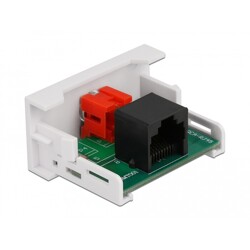 Moduł Easy45 RCA żeński do port żeński RJ45 22,5 x 45 mm Delock 81340