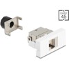 Moduł Easy45 RJ45 gniazdo do LSA Cat.6A 180° bez użycia narzędzi Delock 90906