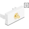 Moduł Easy45 RP-SMA gniazdo do RP-SMA gniazdo białe Delock 90903