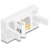 Moduł Easy45 RP-SMA gniazdo do RP-SMA gniazdo białe Delock 90903