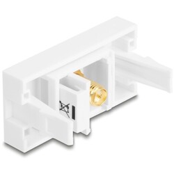 Moduł Easy45 RP-SMA gniazdo do RP-SMA gniazdo białe Delock 90903