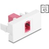 Moduł Easy45 SC Simplex gniazdo do SC Simplex gniazdo fioletowe / białe Delock 90895