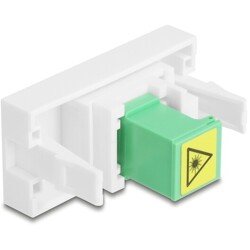 Moduł Easy45 SC Simplex gniazdo do SC Simplex gniazdo z osłoną lasera wewnętrzna zielona / biała Delock 90877