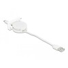 Moduł Easy45 USB 2.0, zwijany kabel USB Typ-A do 8 Pin Lightning żeński, biały Delock 81331