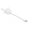 Moduł Easy45 USB 2.0, zwijany kabel USB Typ-A do EASY-USB Type Micro-B, biały Delock 81319