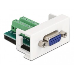 Moduł Easy45 VGA żeński do bloku zacisków 22,5 x 45 mm Delock 81346