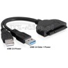 Kabel serwisowy SATA 22pin  USB 3.0-A + USB 2.0-A 20cm Delock 61883