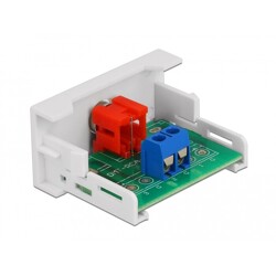 Moduł RCA Easy45 port żeński 22,5 x 45 mm Delock 81337
