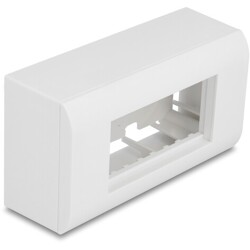 Obudowa naściennadla modułów Easy45 152 x 82 mm biała Delock 81333
