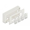 Obudowa naściennadla modułów Easy45 152 x 82 mm biała Delock 81333