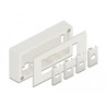 Obudowa naścienna dla modułów Easy45 152 x 82 mm biała Delock 81333