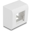 Obudowa naścienna dla modułów Easy45 82 x 82 mm biała Delock 81332