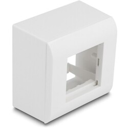 Obudowa naścienna dla modułów Easy45 82 x 82 mm biała Delock 81332