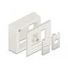 Obudowa naścienna dla modułów Easy45 82 x 82 mm biała Delock 81332