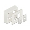 Obudowa naścienna dla modułów Easy45 82 x 82 mm biała Delock 81332