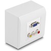Obudowa naścienna dla modułów Easy45 82 x 82 mm biała Delock 81332