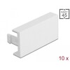 Pokrywka modułu Easy45 45 x 22,5 mm 10 szt., biała Delock 81301