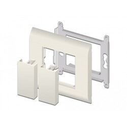 Pokrywka modułu Easy45 45 x 22,5 mm 10 szt., biała Delock 81301