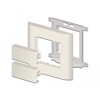 Pokrywka modułu Easy45 45 x 22,5 mm 10 szt., biała Delock 81301
