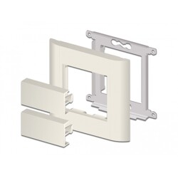 Pokrywka modułu Easy45 45 x 22,5 mm 10 szt., biała Delock 81301