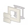 Pokrywka modułu Easy45 45 x 22,5 mm 10 szt., biała Delock 81301