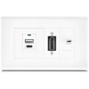 Uchwyt modułu Easy45 do zakończenia instalacji 130 x 80 mm Delock 81316
