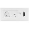 Uchwyt modułu Easy45 do zakończenia instalacji 175 x 80 mm Delock 81317