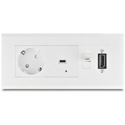 Uchwyt modułu Easy45 do zakończenia instalacji 175 x 80 mm Delock 81317