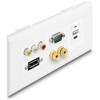 Uchwyt modułu Easy45 do zakończenia instalacji 175 x 80 mm Delock 81317