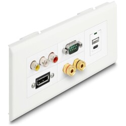 Uchwyt modułu Easy45 do zakończenia instalacji 175 x 80 mm Delock 81317