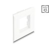 Uchwyt modułu Easy45 do zakończenia instalacji 85 x 80 mm Delock 81315