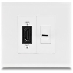 Uchwyt modułu Easy45 do zakończenia instalacji 85 x 80 mm Delock 81315