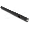 Antena RP-SMA męska WLAN 802.11 ac/ax/a/b/g/n wielokierunkowa 2 dBi ze złączem pochylania czarna Delock 90150