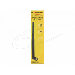 Antena WiFi RP-SMA 2,4GHz 5,8GHz łamana Delock 88396