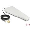 Antena LTE SMA męska zewnętrzna kierunkowa 9 - 11 dBi z kablem RG-58 5 m Delock 12002