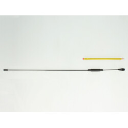 Antena TETRA BOS 380 - 410 MHz gwint M6 wielokierunkowa 2,5 dBi 51,8 cm nieruchoma mocowanie na śruby zewnętrzna czarna Delock 1