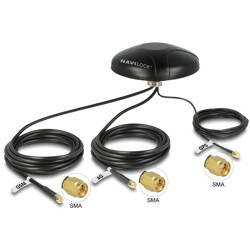 Antena GNSS Multiband GPS LTE UMTS GSM SMA Navilock 12457