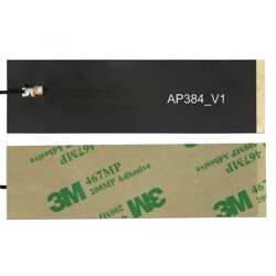 Antena LoRa 863 - 928 MHz 2 x męskie złącze I-PEX MHF I 1,68 dBi płytka drukowana 15 cm 1,13 FPC czarna samoprzylepna Delock 125 Antena LoRa 863 - 928 MHz 2 x męskie złącze I-PEX MHF I 1,68 dBi płytka drukowana 15 cm 1,13 FPC czarna samoprzylepna Delock 125