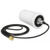 Antena SMA męska WLAN 802.11 ac/a/h/b/g/n 1,7 - 2,0 dBi ULA100 1 m nieruchoma zewnętrzna biała Delock 12545