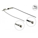 Antena WLAN podwójna 2 x męskie złącze I-PEX MHF 802.11 ac/a/h/b/g/n 1,12 - 3,18 dBi 1,13 36 cm wewnętrzna mocowanie na śruby lu
