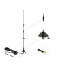 Antena LTE SMA wtyk 5 - 7 dBi 56,3 cm wszechkierunkowa stała z montażem i przewodem RG-58 3 m czarna Delock 12582