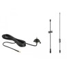 Antena LTE SMA wtyk 5 - 7 dBi 56,3 cm wszechkierunkowa stała z montażem i przewodem RG-58 3 m czarna Delock 12582