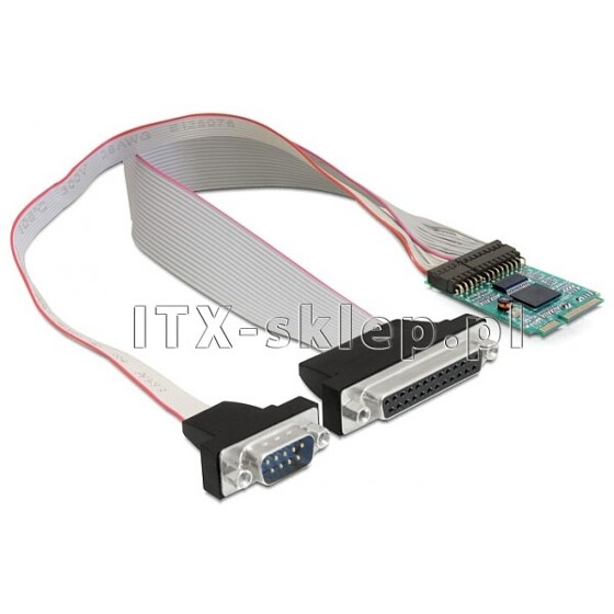 Kontroler mini PCI-Express - 1x RS-232 1x LPT Oxford OXPCIe952