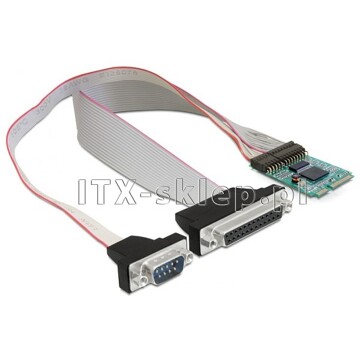 Kontroler mini PCI-Express - 1x RS-232 1x LPT Oxford OXPCIe952