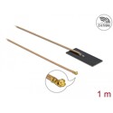 Antena WLAN 802.11 ac/ax/a/h/b/g/n męskie złącze I-PEX MHF I 0,5 - 1,2 dBi płytka drukowana PCB RG-178 1 m wewnętrzna samoprzyle