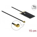 Antena WLAN 802.11 ac/ax/a/h/b/g/n męskie złącze I-PEX MHF I 2,7 - 3,0 dBi płytka drukowana FPC 1.13 15 cm wewnętrzna samoprzyle