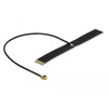 Antena LPWAN męskie złącze I-PEX MHF I -0,38 dBi płytka drukowana FPC 1.13 15 cm wewnętrzna samoprzylepna Delock 12614